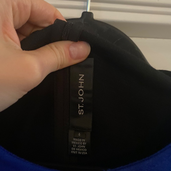 St. John shift dress with three quarter sleeves - Picture 3 of 4